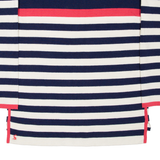 JOULES Womens Patterned Jumper Blue Striped Tight Knit Wool UK 6