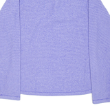 THE NORTH FACE Womens Fleece Purple 1/4 Zip S
