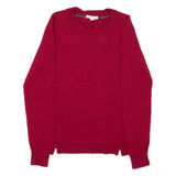 WHITE STUFF Womens Jumper Red Tight Knit Wool UK 6