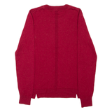 WHITE STUFF Womens Jumper Red Tight Knit Wool UK 6