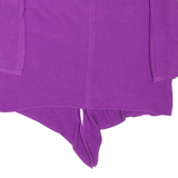 WHITE STUFF Womens Jumper Purple Tight Knit 3/4 Sleeve UK 12