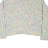 BENETTON Womens Jumper Green Roll Neck Chunky Knit XL