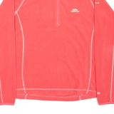 TRESPASS Womens Fleece Pink 1/4 Zip M