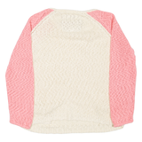 SUPERDRY Womens Jumper White Chunky Knit M