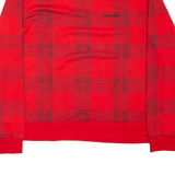 CALVIN KLEIN Sleepwear Mens Patterned Jumper Red Check L