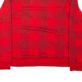 CALVIN KLEIN Sleepwear Mens Patterned Jumper Red Check L