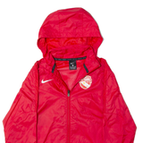 NIKE FC Thun Boys Rain Jacket Red Hooded M