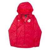 NIKE FC Thun Boys Rain Jacket Red Hooded M
