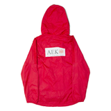 NIKE FC Thun Boys Rain Jacket Red Hooded M