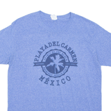 YAZBEK Mexico Mens T-Shirt Blue L