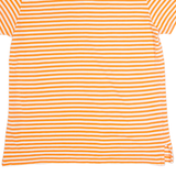 POLO RALPH LAUREN Mens Polo Shirt Orange Striped L