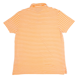 POLO RALPH LAUREN Mens Polo Shirt Orange Striped L
