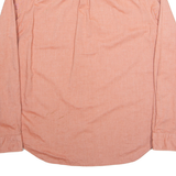 TIMBERLAND Mens Plain Shirt Orange Long Sleeve L