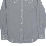 DIESEL Mens Shirt Black Gingham Long Sleeve S