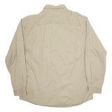 CARHARTT Walmart Mens Worker Shirt Beige Long Sleeve XL