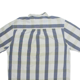 TIMBERLAND Mens Shirt Grey Check Short Sleeve M