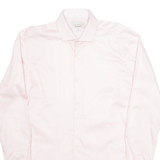 TED BAKER Endurance Mens Plain Shirt Pink Long Sleeve M