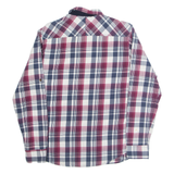DIESEL Mens Shirt Blue Check Long Sleeve L