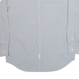 DKNY Mens Shirt Grey Pinstripe Long Sleeve XL