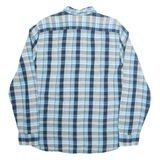 LEVI'S Mens Shirt Blue Check Long Sleeve L
