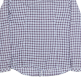 ESPRIT Womens Shirt Blue Check Long Sleeve M