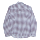 ESPRIT Womens Shirt Blue Check Long Sleeve M