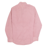 TOMMY HILFIGER Slim Fit Stretch Mens Shirt Red Geometric Long Sleeve L