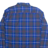 LEVI'S Mens Shirt Blue Check Long Sleeve M