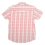 LEVI'S Mens Shirt Red Check Short Sleeve S