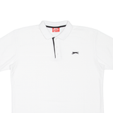 SLAZENGER Mens Polo Shirt White L