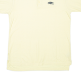 UMBRO Mens Polo Shirt Yellow M