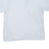 DELU Mens Plain Shirt Blue L