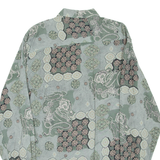 COLDOR Mens Shirt Green Paisley Long Sleeve XL