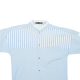 Mens Shirt Blue Striped S