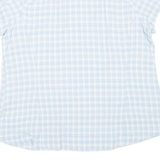 COLUMBIA Womens Shirt Blue Nylon Check XL