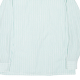 LORD GEORGE Mens Shirt Green Striped Long Sleeve 2XL
