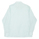 LORD GEORGE Mens Shirt Green Striped Long Sleeve 2XL