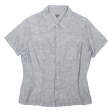 TEDDY'S Womens Plain Shirt Grey L