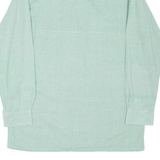 Mens Shirt Green Gingham Long Sleeve L