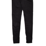 LEVI'S 720 High Rise BIG E Womens Jeans Black Slim Skinny W26 L30