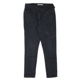 LEVI'S 711 Womens Jeans Black Slim Skinny W29 L26