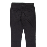 LEVI'S Mid Rise Womens Jeans Black Slim Skinny W30 L32