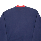 PLEASANT SHADE Autumn Harvest Womens Sweatshirt Blue USA L