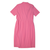 ARA Womens A-Line Dress Pink Short Sleeve Midi M