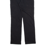 LEVI'S 724 High Rise BIG E Womens Trousers Black Slim Straight W30 L27