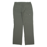NIKE GOLF Womens Trousers Grey Regular Straight W30 L32