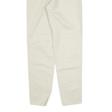 EMMANUEL SCHVILI Betty Boop Mens Trousers Cream Tapered 90s W24 L30