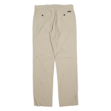 DOCKERS D1 Chino Mens Trousers Beige Regular Tapered W32 L32