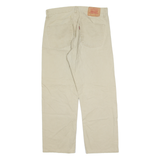 LEVI'S 551 Mens Trousers Beige Regular Straight W34 L26