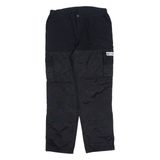 SPORTHUND Cargo Mens Trousers Black Regular Straight W34 L30
